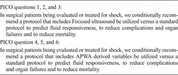 Table 4. Summary of Recommendations